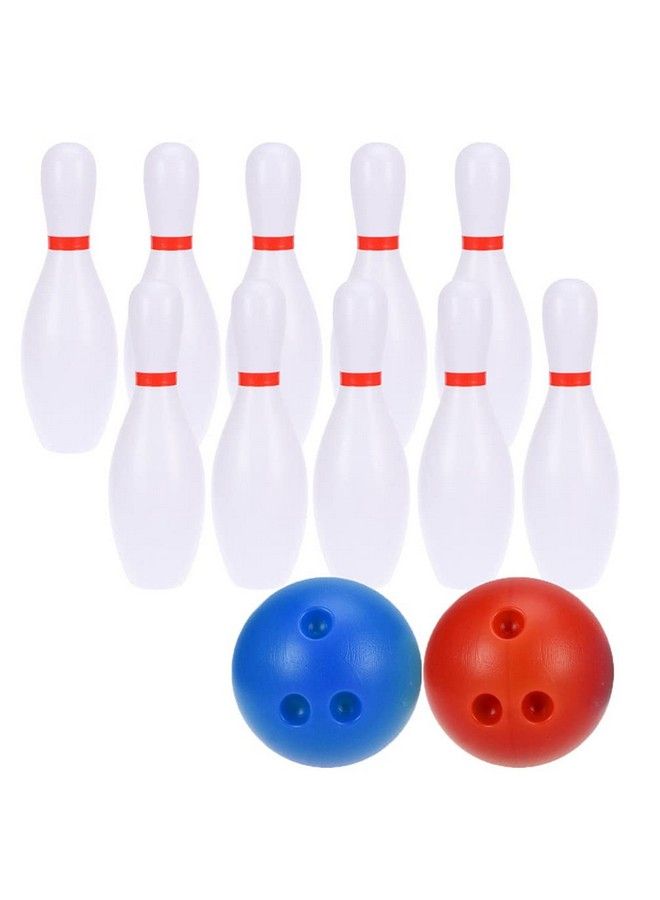 2 Sets Miniature Bowling Set Mini Bowling Game Bowling Pins Ball Toys Dollhouse Furniture Accessories For Kids And Adults Sports Party Favors