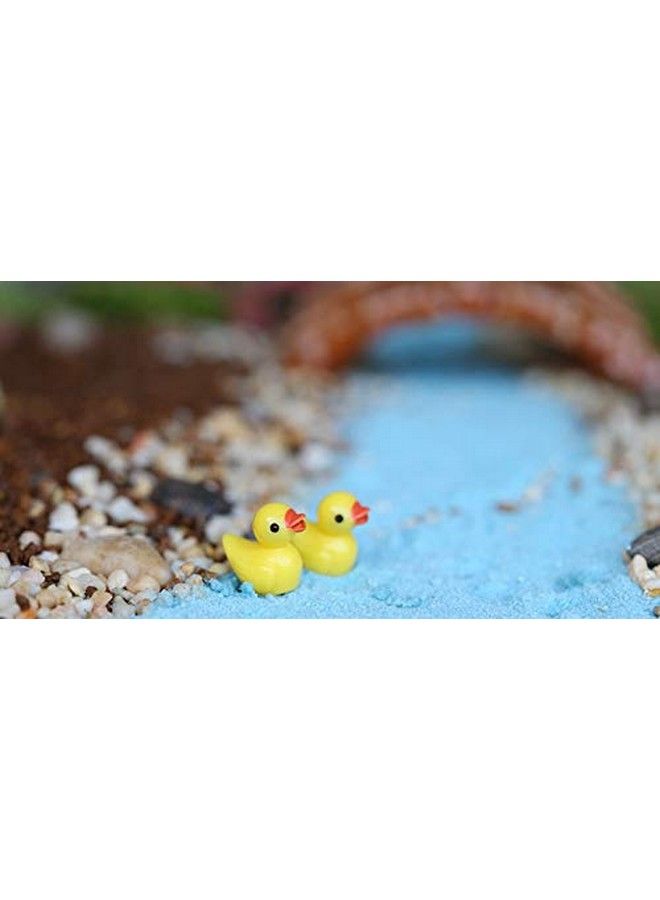 25Pcs Little Yellow Mini Duck Duckling Miniature Ornament For Diy Dollhouse Decoration Fairy Garden Plant Décor Nice Decoration Accessories For Deskcabinetkids Roomparty Etc.