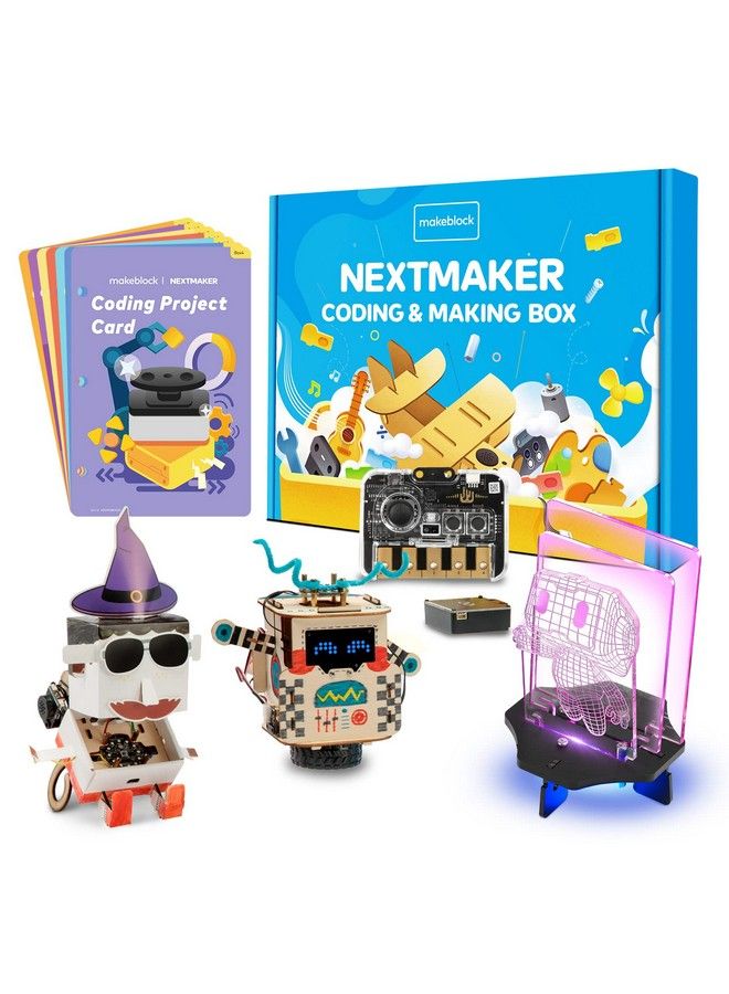 Nextmaker Stem Kit For Kids Ages 810 Educational Coding Kit With Rich Online Learning Resources Stem Toys Science Kit Gift For Kids To Learn Coding Engineering Electronics