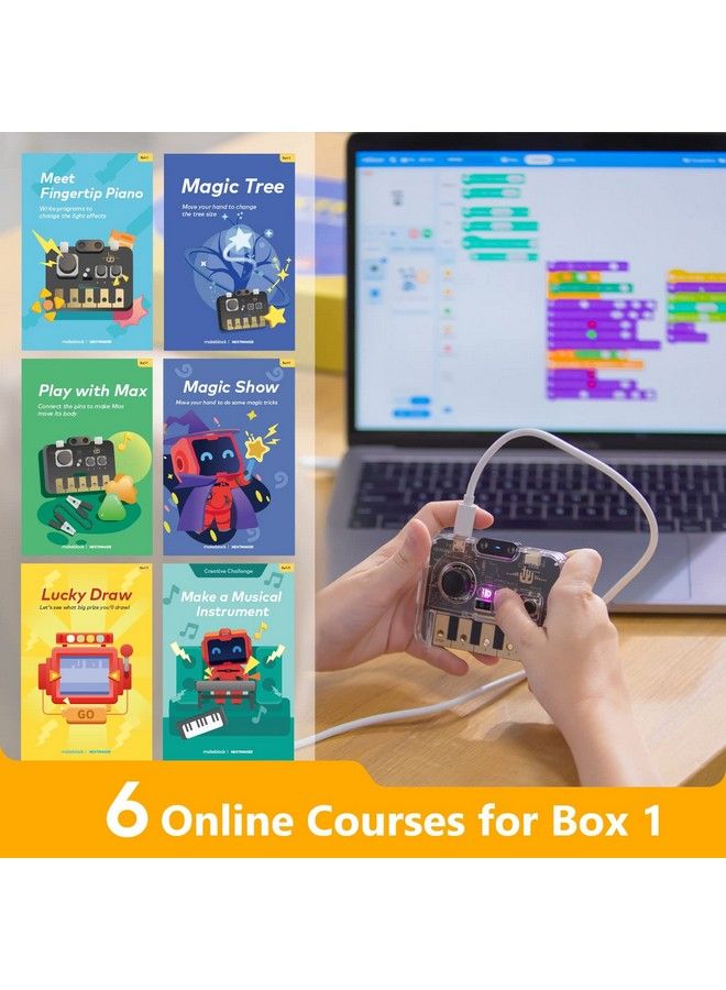 Nextmaker Stem Kit For Kids Ages 810 Educational Coding Kit With Rich Online Learning Resources Stem Toys Science Kit Gift For Kids To Learn Coding Engineering Electronics