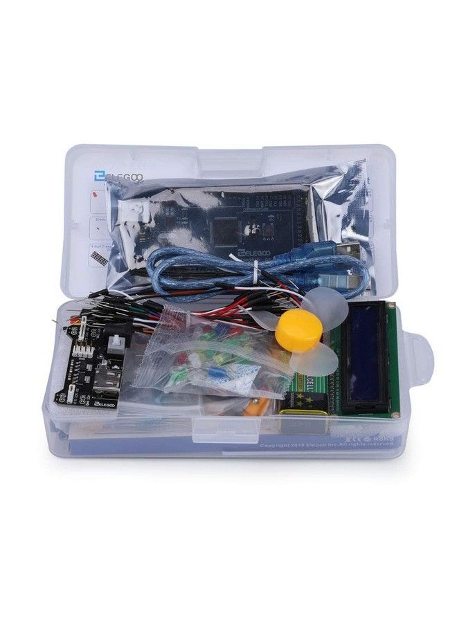 Mega R3 2560 Project Starter Kit Compatible With Arduino Ide Mega Including 16 Tutorials Cd