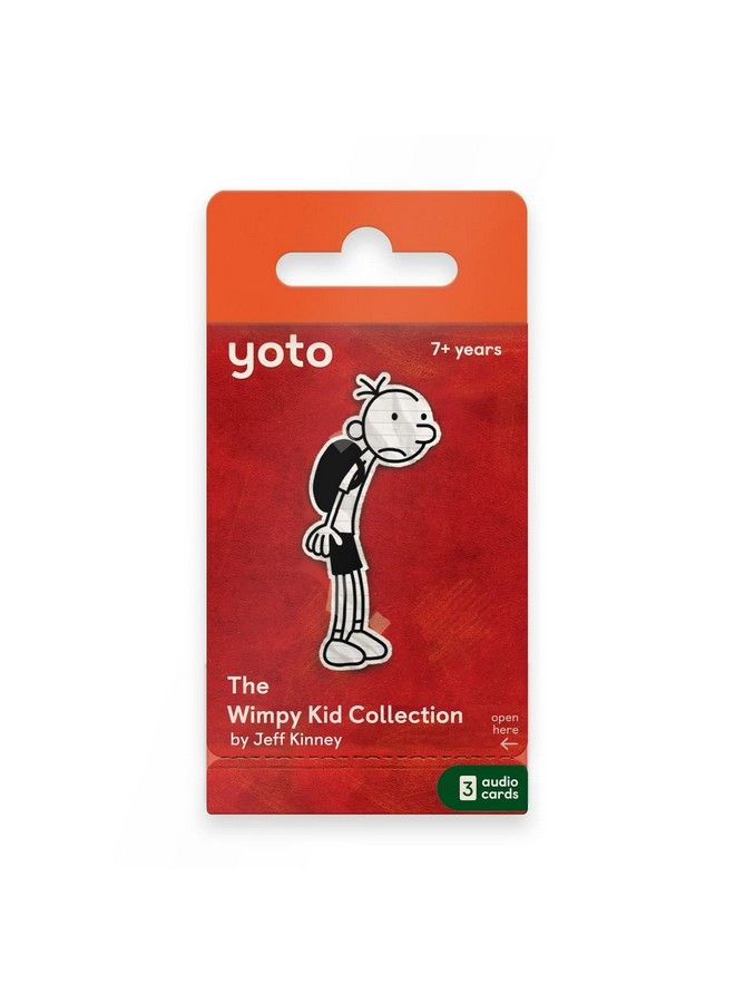 Yoto Diary Of A Wimpy Kid Collection By Jeff Kinney 3 Kids Audiobook Cards For Use Player & Yoto Mini Bluetooth Speaker Fun Educational Daytime & Bedtime Stories For Children Ages 7+