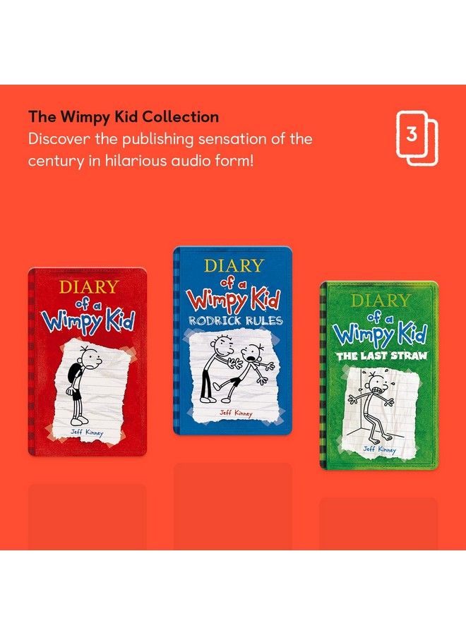 Yoto Diary Of A Wimpy Kid Collection By Jeff Kinney 3 Kids Audiobook Cards For Use Player & Yoto Mini Bluetooth Speaker Fun Educational Daytime & Bedtime Stories For Children Ages 7+