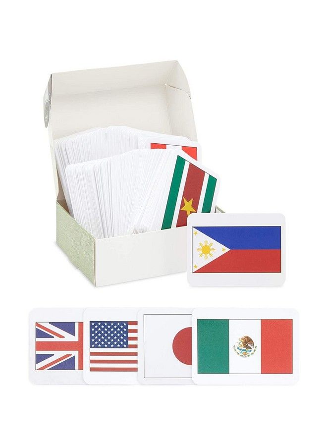 205 Countries Of The World Flags Flash Cards For Kids Country Continent Capitals Geography Education (2.5 X 3.5 In)