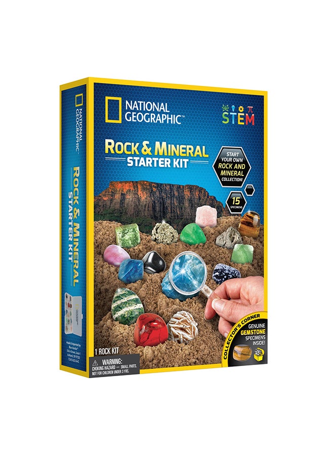 Rock + Mineral Starter Kit 18.4x6x25.4cm