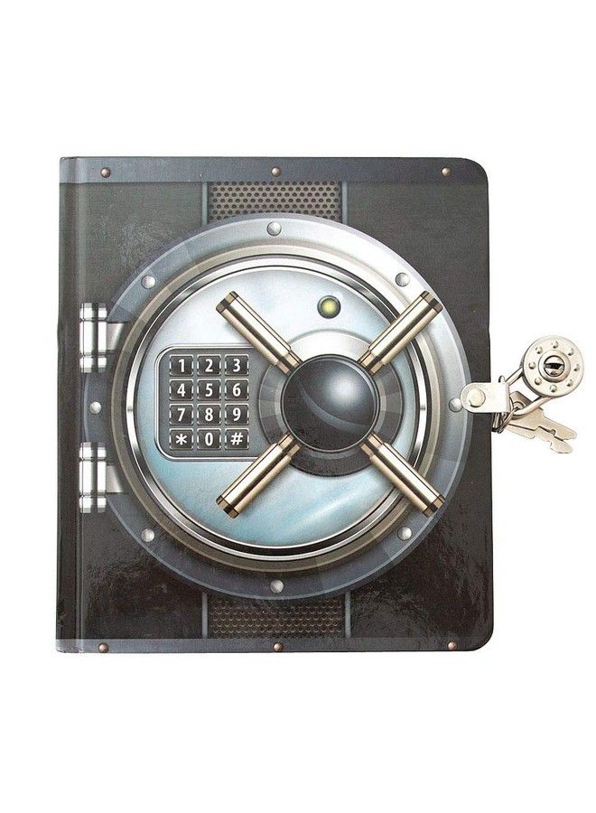 Vault Door Lock & Key Lined Page Diary For Kids