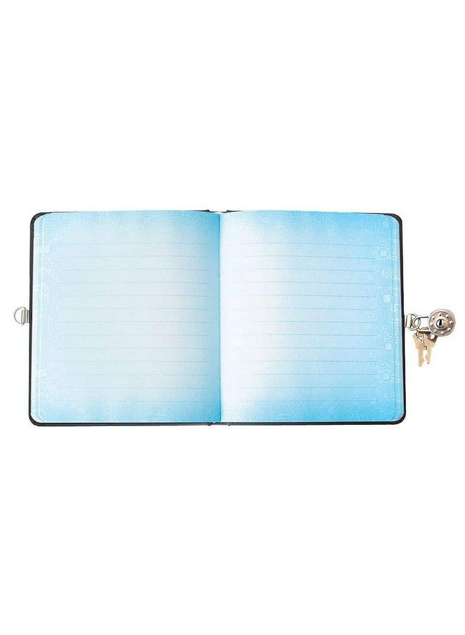 Vault Door Lock & Key Lined Page Diary For Kids