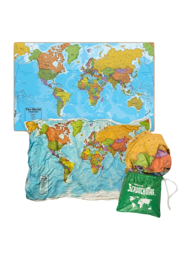 Water Resistant Geographical Map SM01