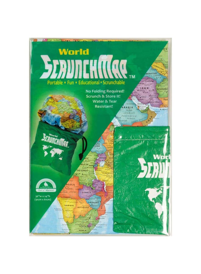 Water Resistant Geographical Map SM01