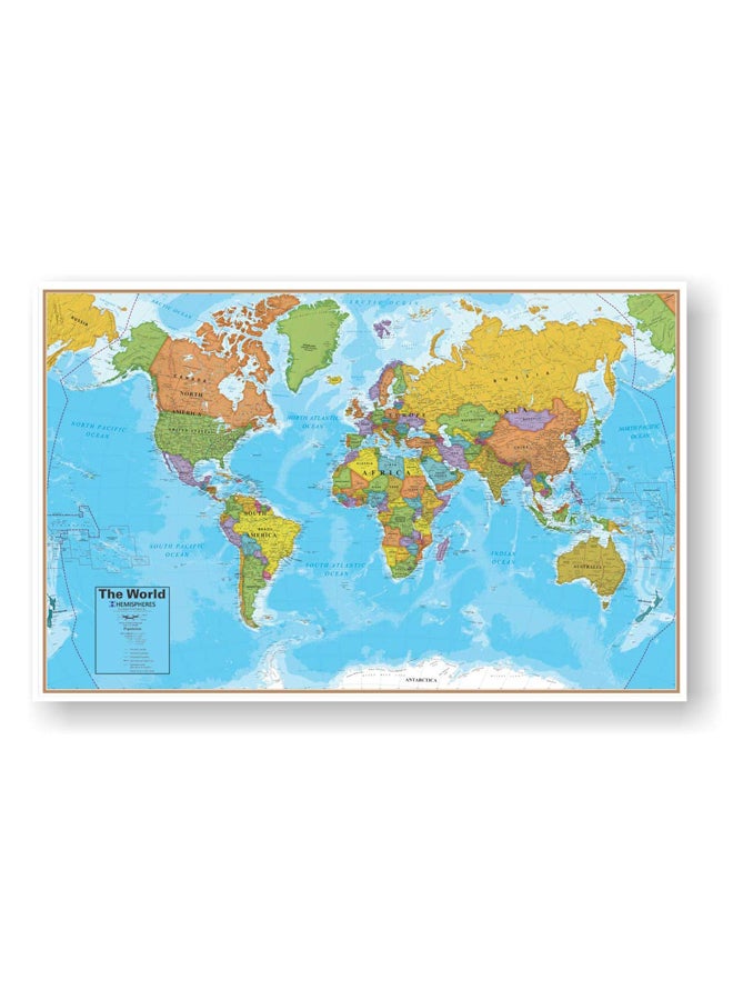 Water Resistant Geographical Map SM01
