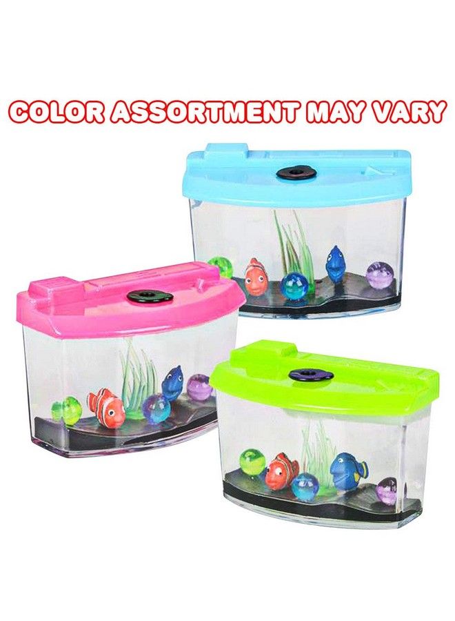 3 Inch Growing Aquarium Toy For Kids Set Of 3 Fish Grow 5X Bigger In Water Fun Expanding Animals Best Gift Idea Birthday Party Favor For Boys And Girls Assorted Neon Colors