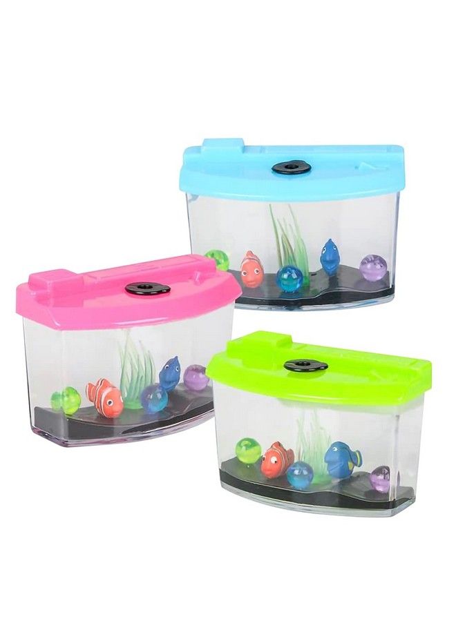 3 Inch Growing Aquarium Toy For Kids Set Of 3 Fish Grow 5X Bigger In Water Fun Expanding Animals Best Gift Idea Birthday Party Favor For Boys And Girls Assorted Neon Colors