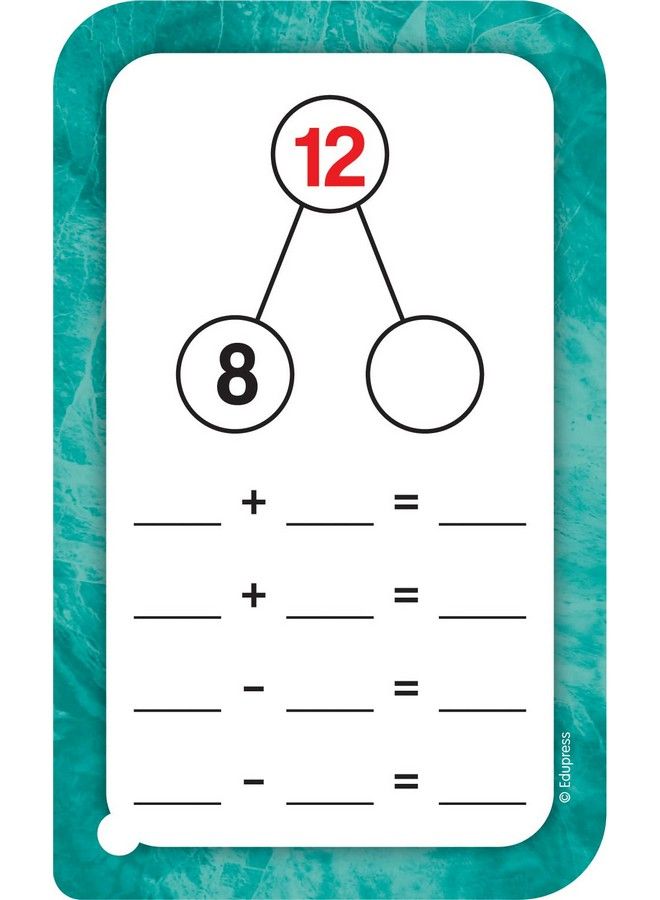 Number Bonds Flash Cards Addition And Subtraction (Ep62054)