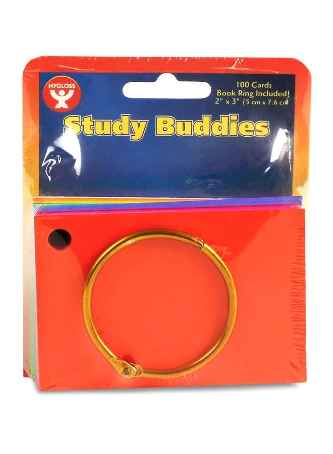 100-Piece Study Buddies Flash Cards Set 343915