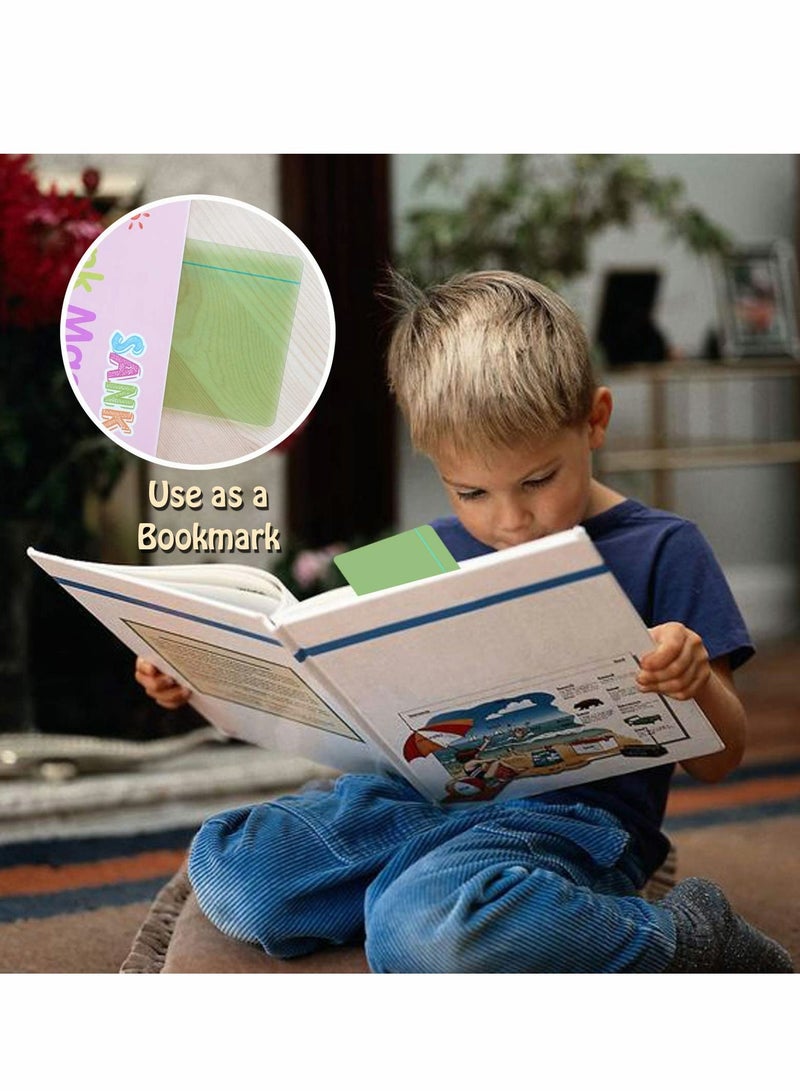 Guided Reading Strips, 8 Pcs Dyslexia Overlay Ruler, Coloured Overlays Ruler Highlight Strips Tracking Rulers for Dyslexia, ADHD and to Reduce Visual Stress