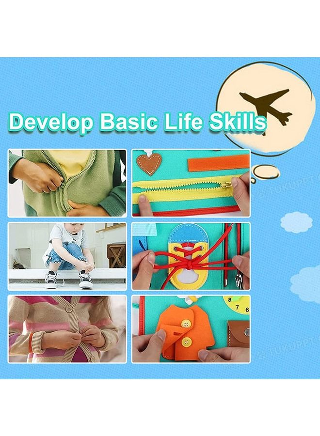 Travel Educational Toys Learning Basic Dress Skills Sensory Toys