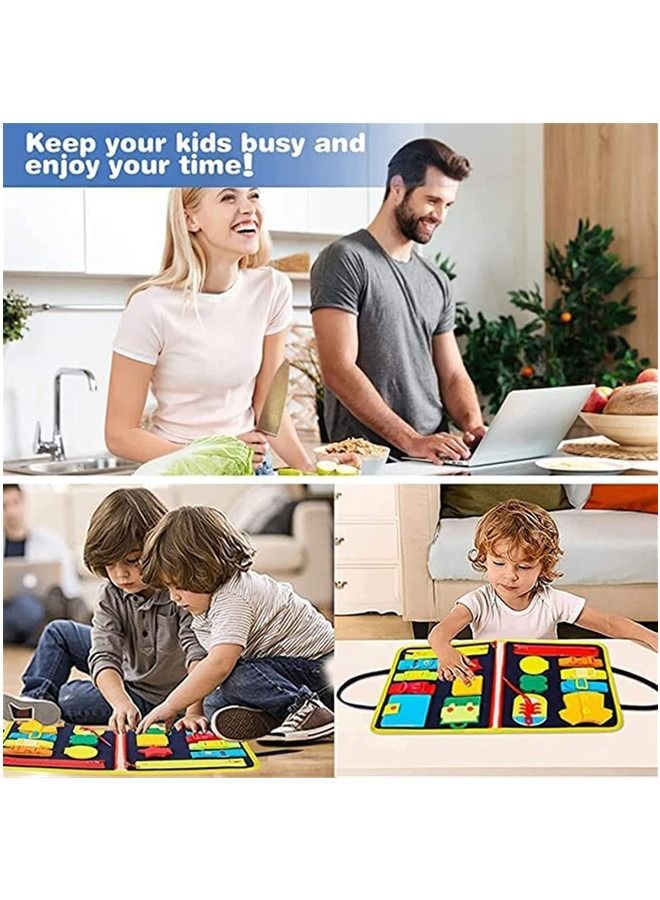 Travel Educational Toys Learning Basic Dress Skills Sensory Toys