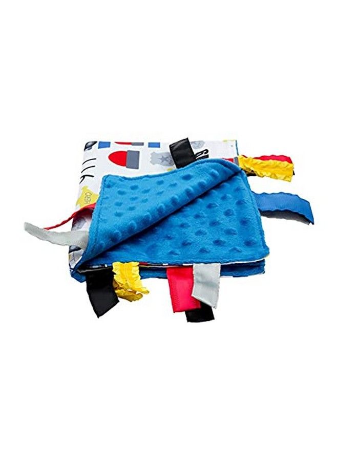 Police Baby Tag Security Blanket Sensory Toy
