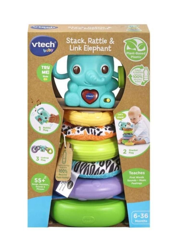 VTech Stack, Rattle & Link Elephant