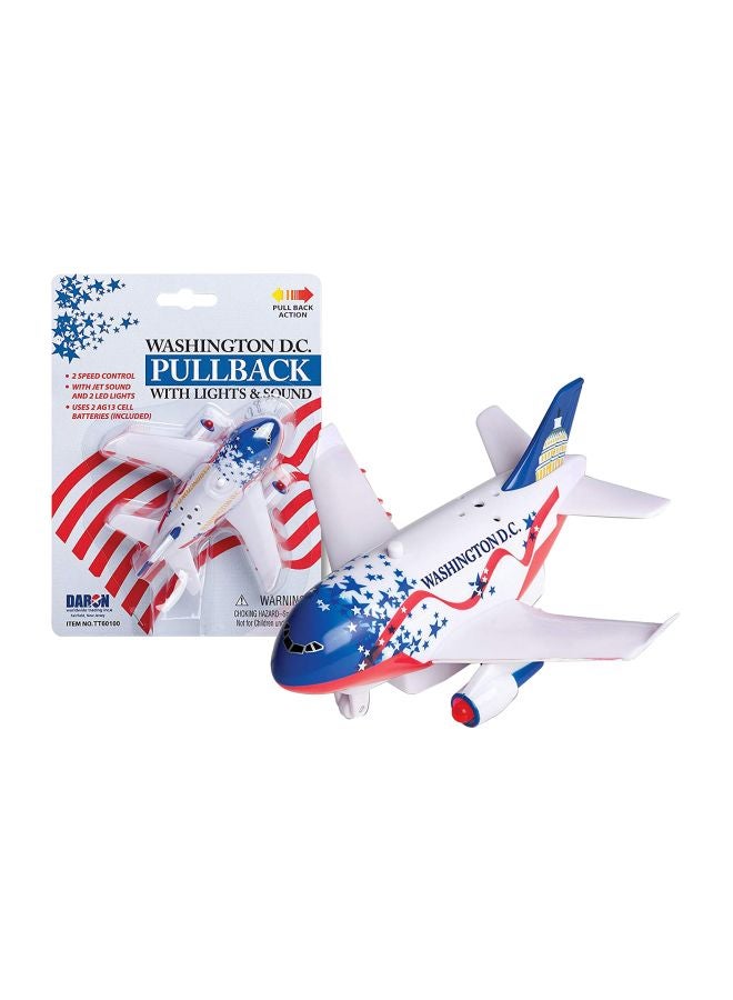 Washington Dc Pullback Plane With Light And Sound TT60100