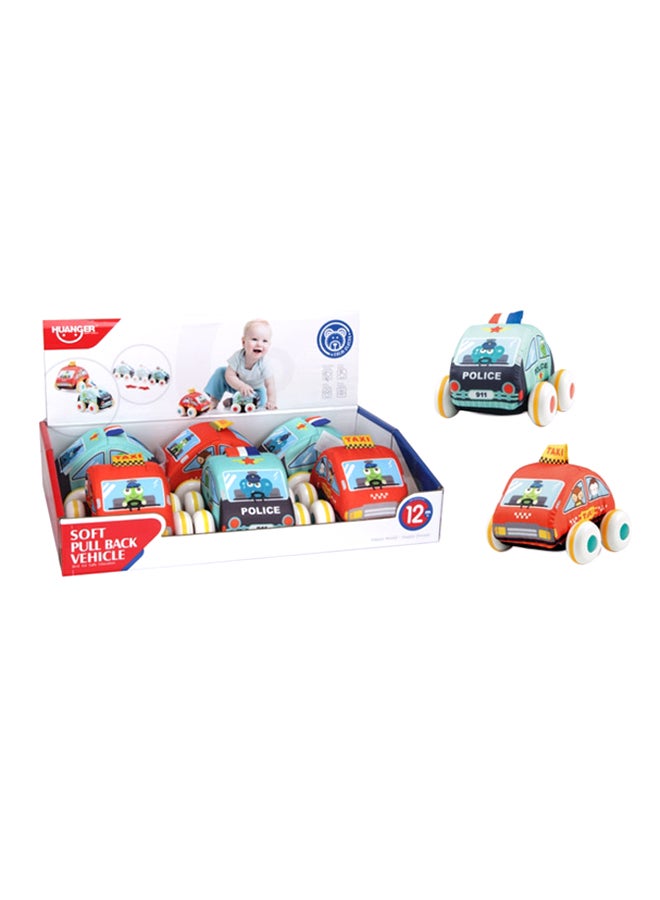 6-Piece Pull Back Car Set