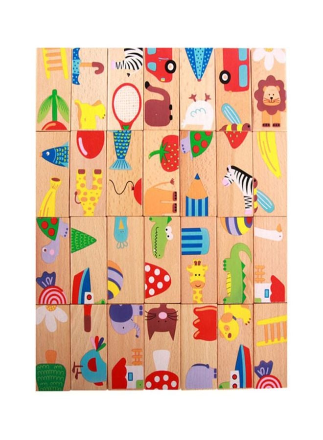 28-Piece Blocks Toy Set 113.5x13.5x3.5cm