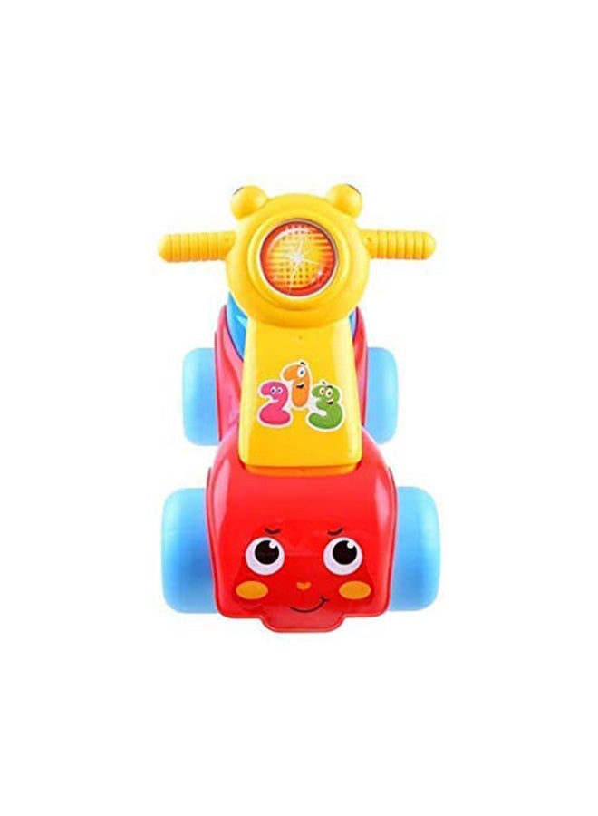 Baby Music Ride Car Required Batteries Ligtweight Durable And Portable 48x24x37cm