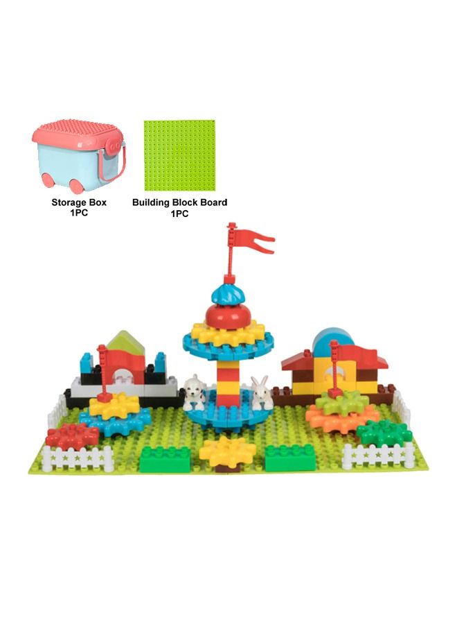 95pcs Baby Intelligent Educational Smart Building Plastic Blocks Toys Animal Swivel Theme