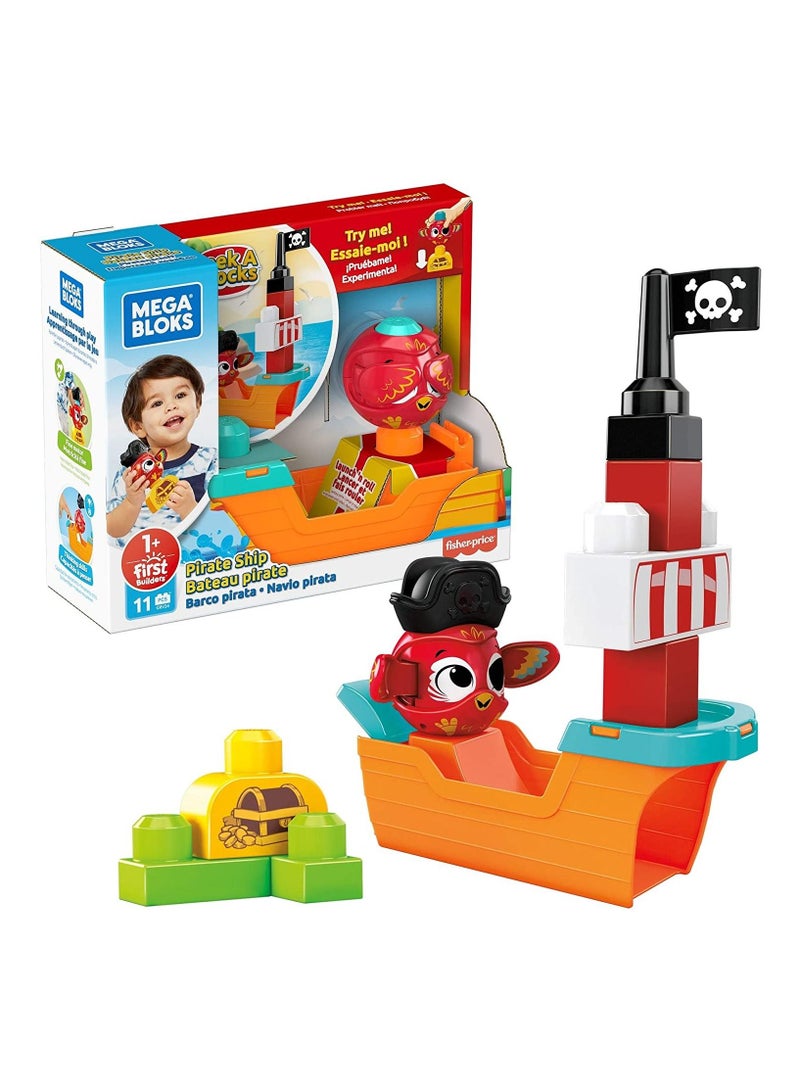 Peek A Blocks Pirate Ship 11pcs