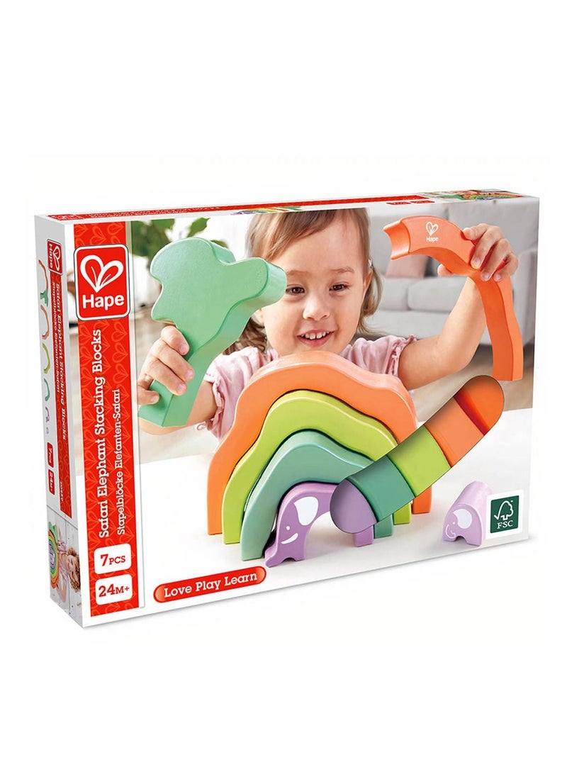 Hape Safari Elephant Stacking Blocks