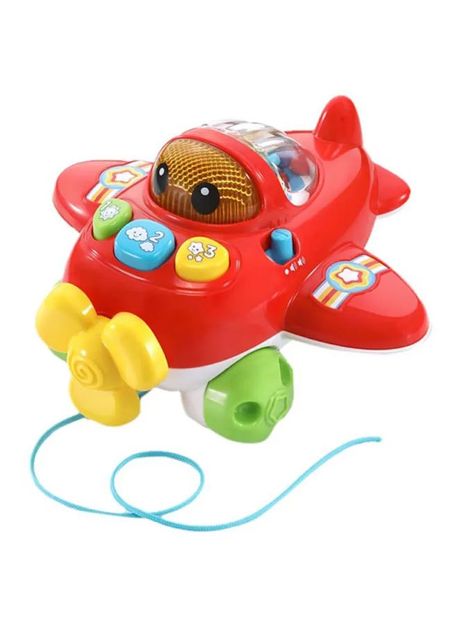 Pull And Pop Aeroplane Toy