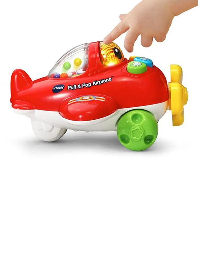 Pull And Pop Aeroplane Toy