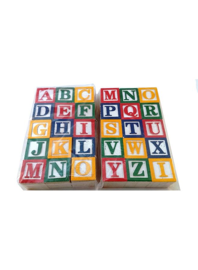 Abc Wooden Blocks For Toddlers 30 Wood Alphabet Blocks Montessori Stacking Letter Preschool Learning Toys Develop Language Skills Boys And Girls Ages 2+ Includes Ebook & Storage Bag