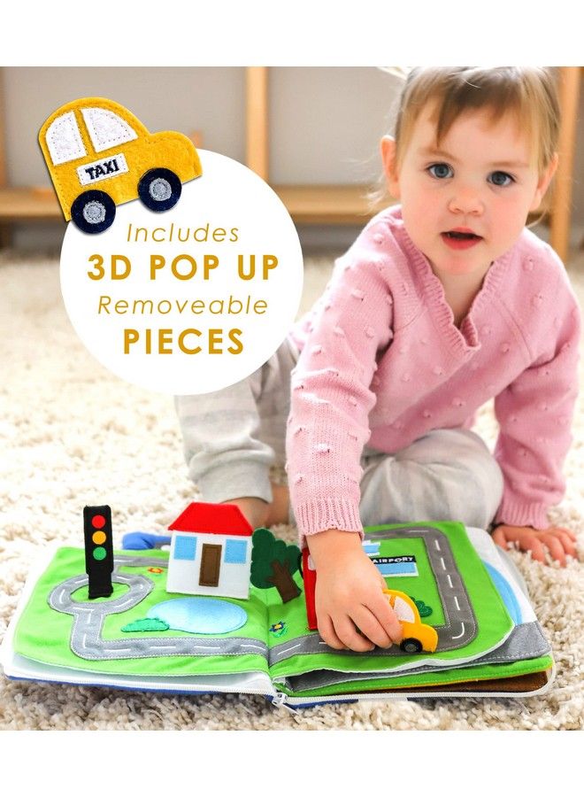 Quiet Book. Away We Go Activity Busy Book. Montessori Toy For Toddlers. Educational Toy For Toddlers Preschool And Early Learning. Toddler Airplane Travel Essentials Travel Toys