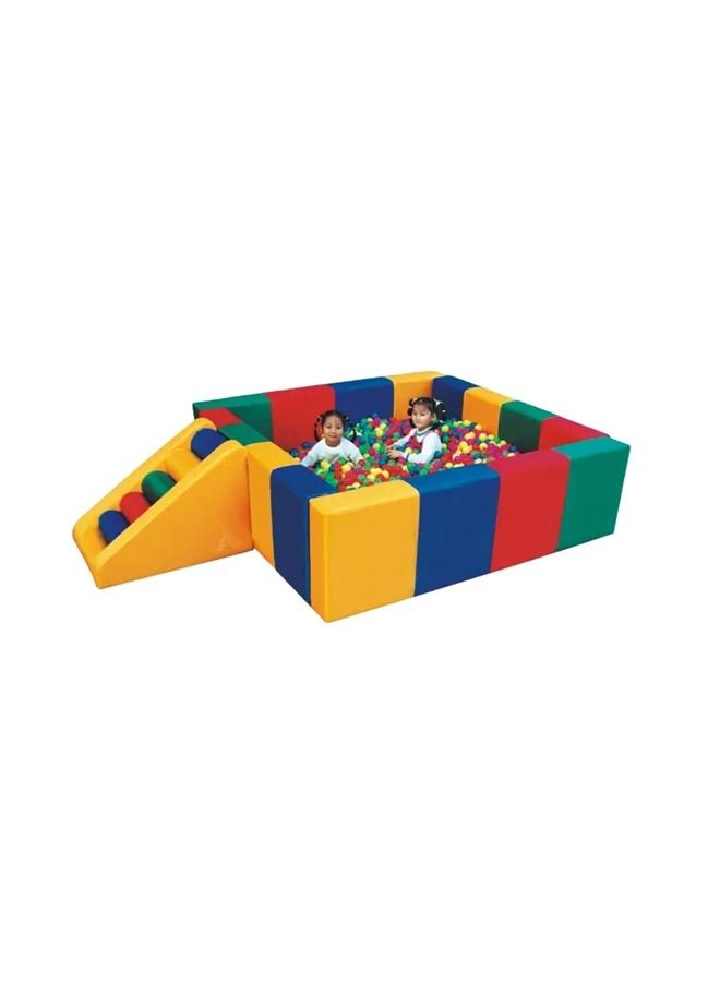 Eco-Friendly Square Combination Soft Play Kids Toddler Plastic Indoor Ball Pool Plastic Combination Play For Kids Exclude Balls