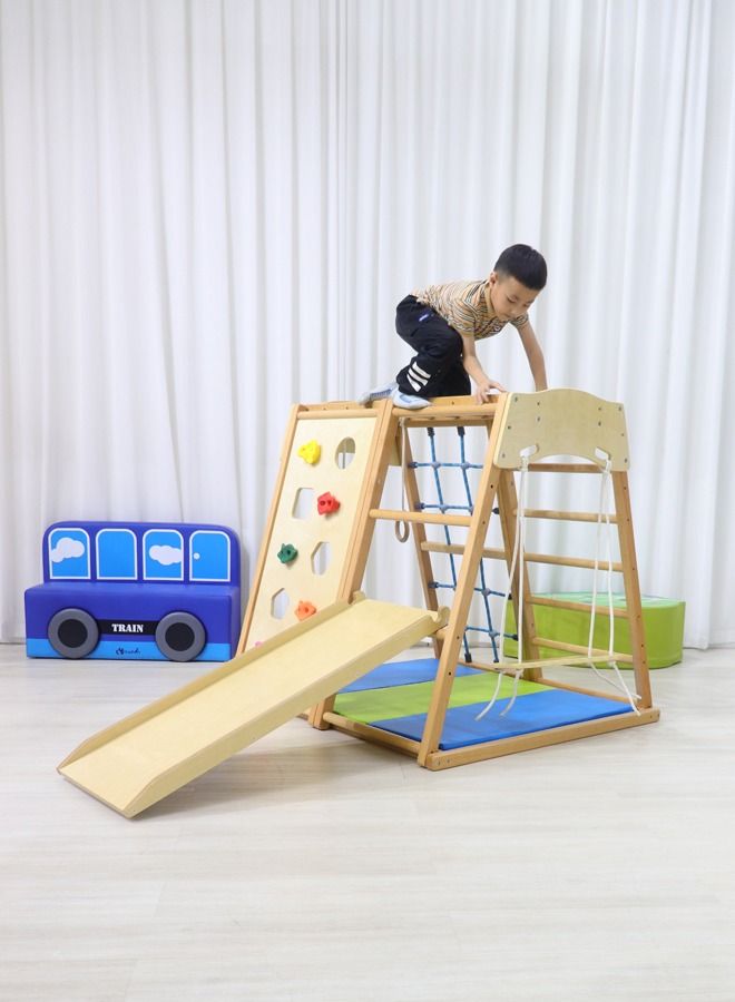 Montessori Indoor Climbing Frames Slides For Kids Piklers Triangle Toddler Play Gym Playground Indoor