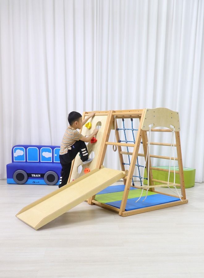 Montessori Indoor Climbing Frames Slides For Kids Piklers Triangle Toddler Play Gym Playground Indoor