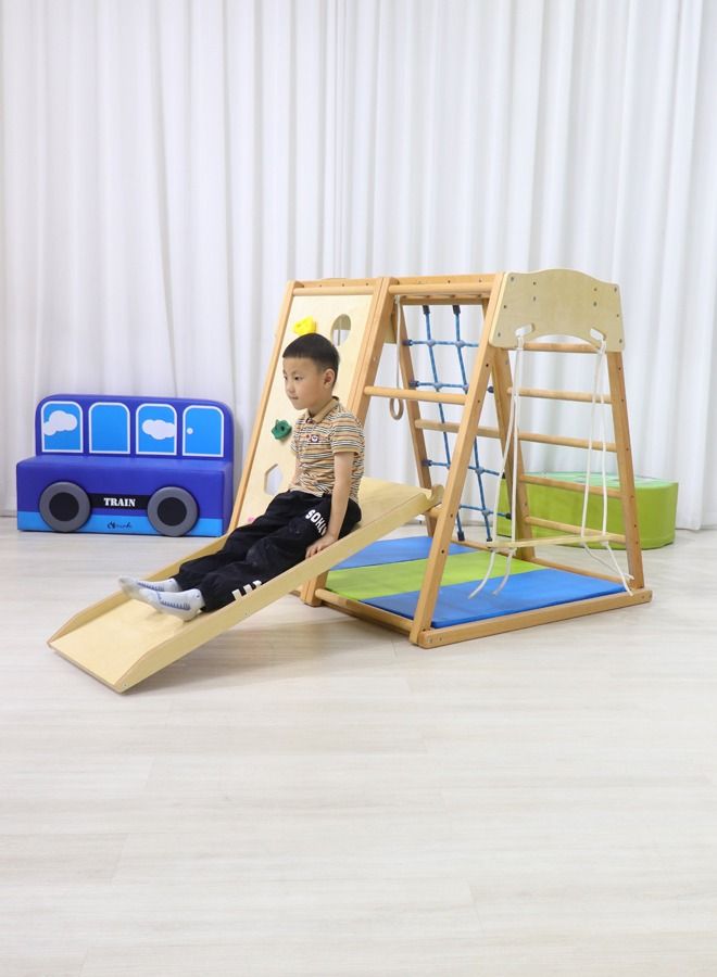 Montessori Indoor Climbing Frames Slides For Kids Piklers Triangle Toddler Play Gym Playground Indoor