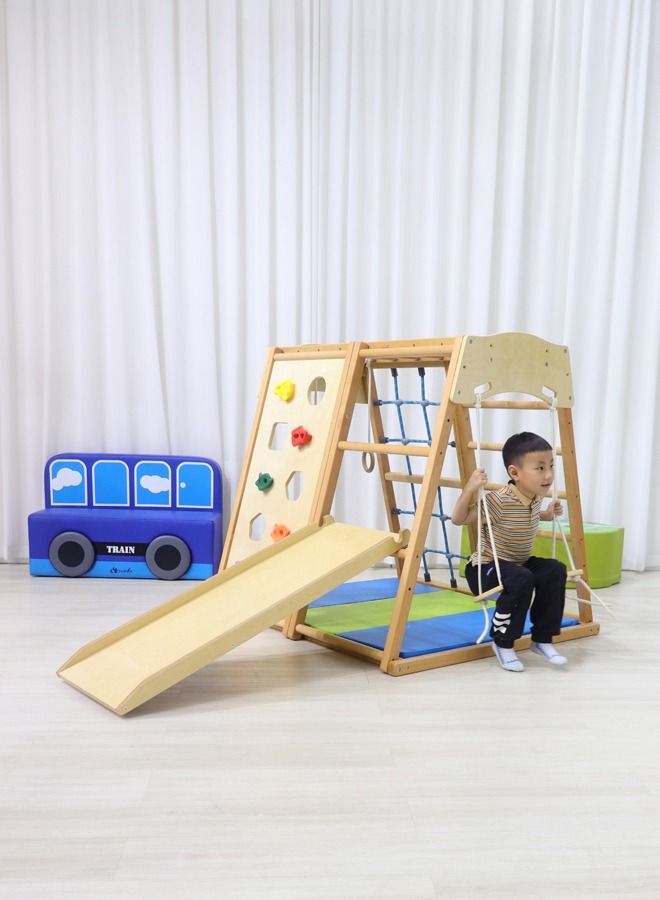 Montessori Indoor Climbing Frames Slides For Kids Piklers Triangle Toddler Play Gym Playground Indoor