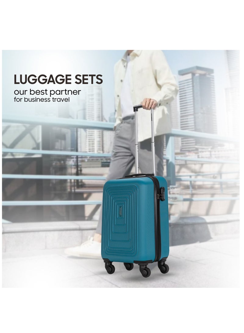 Suitcase Set of 4 PCS ABS Hardside Travel Luggage Bag