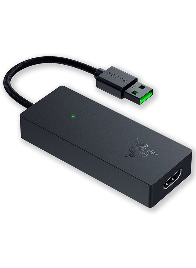 Razer Ripsaw X USB Capture Card with 4K Camera Connection for Full 4K Streaming 4K 30FPS Capture, HDMI 2.0, USB 3.0, Plug and Play, Streaming Software Compitable - Black