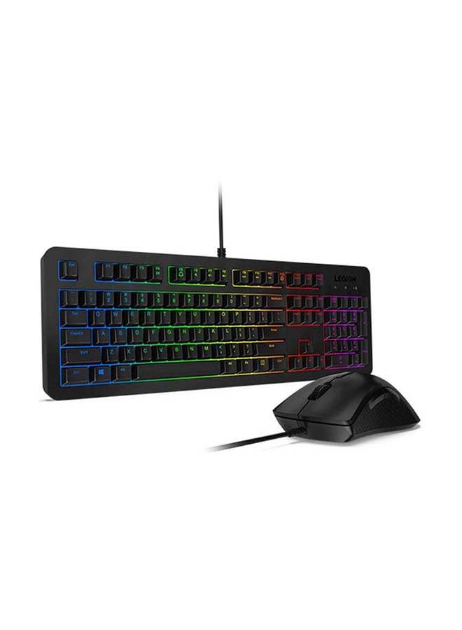 Legion KM300 RGB Gaming Combo Keyboard and Mouse - Arabic & English Black