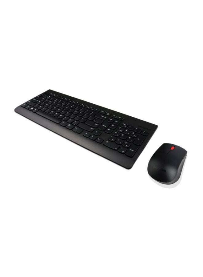 Wireless Keyboard With Mouse Set Black/White