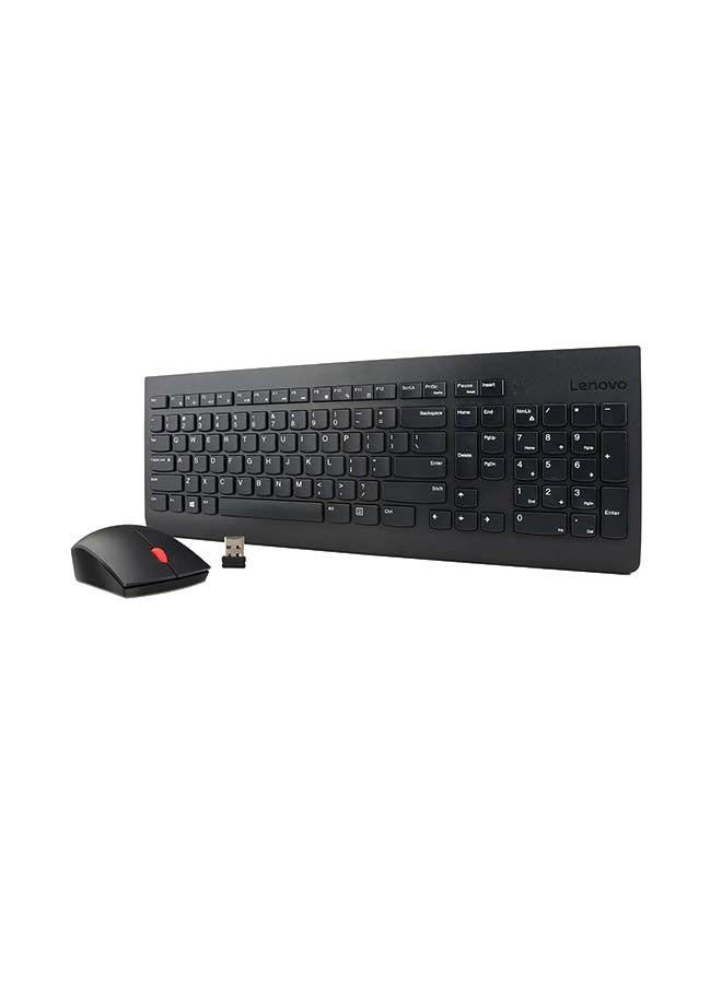 510 Wireless Combo with 2.4 GHz USB Receiver, Slim Full Size Keyboard 1200 DPI Optical Mouse Black