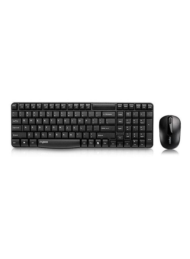 Wireless Mouse & Keyboard Black