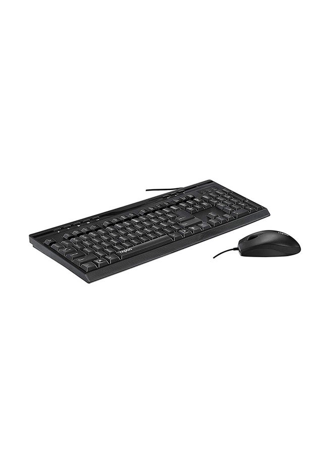 Nx1710 Optical Mouse And Keyboard Combo Black