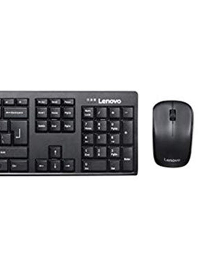 Wireless Keyboard Mouse Combo Black