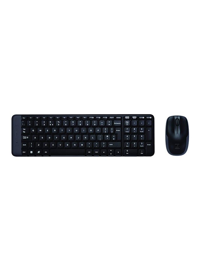 MK220 Wireless Keyboard  Mouse Set black