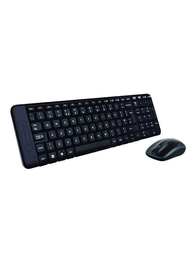 MK220 Wireless Keyboard  Mouse Set black