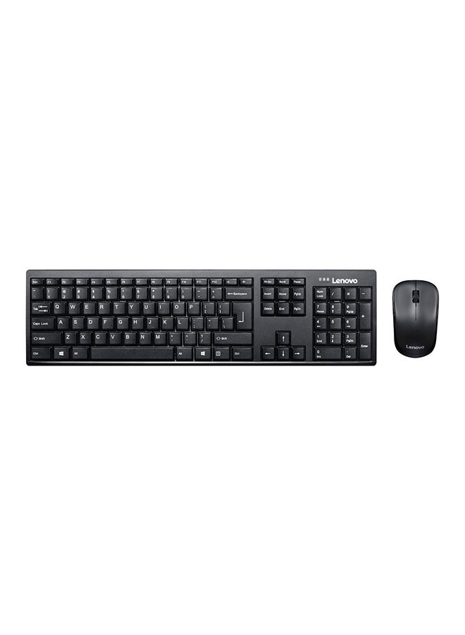 100 Wireless Keyboard And Mouse Combo Set Black